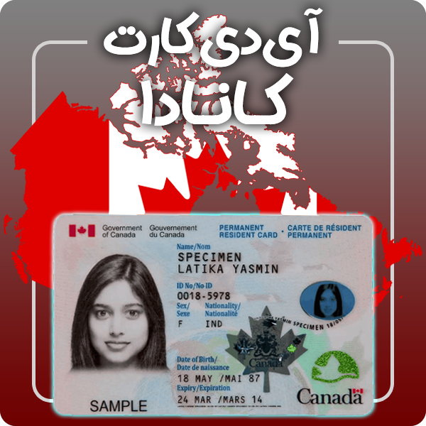 ارائه آی دی کارت فیزیکی و معتبر کانادا توسط گرافیسو