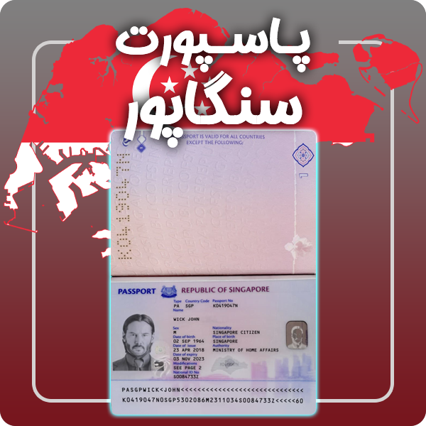 ارائه پاسپورت فیزیکی و معتبر سنگاپور توسط گرافیسو