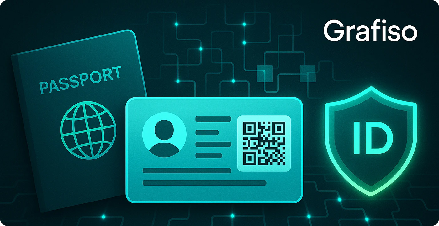 آی دی کارت مخصوص صرافی ارز دیجیتال با گرافیسو