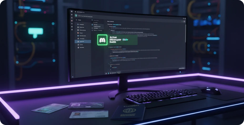 احراز هویت دیسکورد (Active Developer Badge) با مدارک گرافیسو