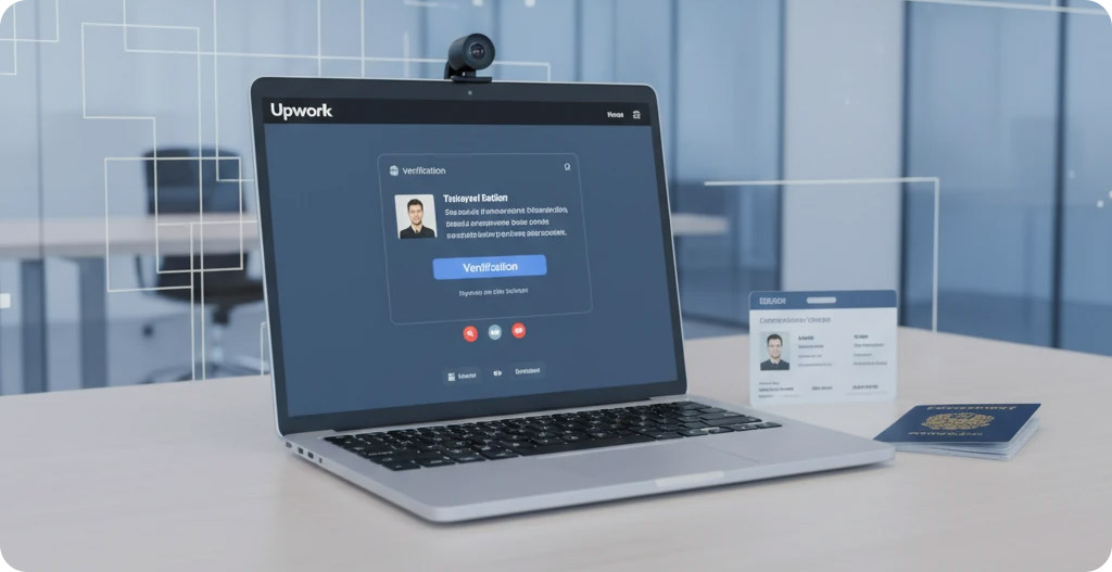 وریفای اکانت Upwork با مدارک گرافیسو